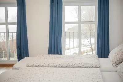 Ein Bett oder Betten in einem Zimmer der Unterkunft Landgasthof Witten