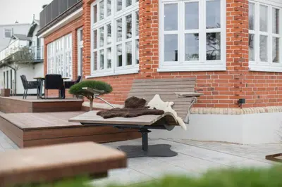 Das Gebäude in dem sich die Ferienwohnung befindet