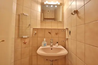 Ein Badezimmer in der Unterkunft Residenz Ostseestrand Appartement 3