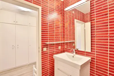 Ein Badezimmer in der Unterkunft Haus Hubertus Haus Hubertus Appartement 08