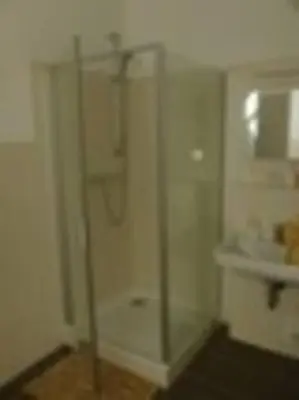 Ein Badezimmer in der Unterkunft Schrotboden