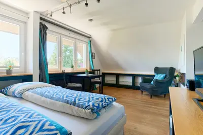 TV/Unterhaltungsangebot in der Unterkunft Ferienwohnung Ostseeperle Moba-Travel