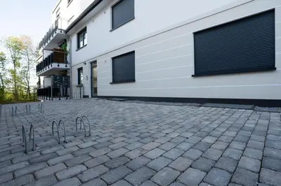 Das Gebäude in dem sich die Ferienwohnung befindet