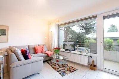 Ein Sitzbereich in der Unterkunft DKK1b Ferienwohnung Stäcker F