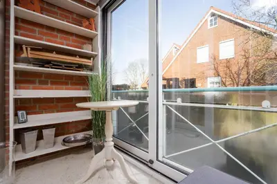 Ein Balkon oder eine Terrasse in der Unterkunft OST29a Ferienwohnung Strandliebe