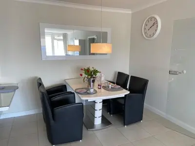 Ein Sitzbereich in der Unterkunft Top - Apartment mit Aussicht