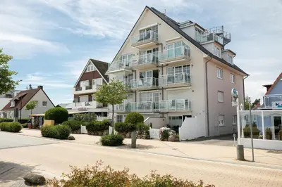 Das Gebäude in dem sich die Ferienwohnung befindet