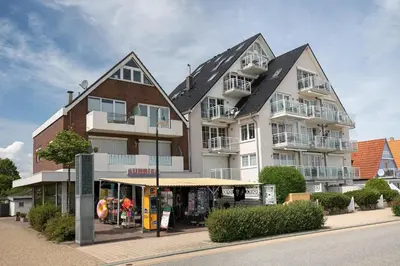 Das Gebäude in dem sich die Ferienwohnung befindet