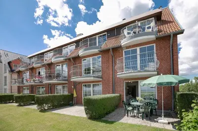 Das Gebäude in dem sich die Ferienwohnung befindet