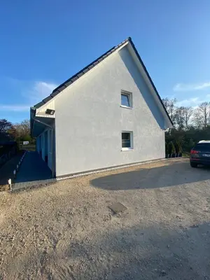 Das Gebäude in dem sich die Ferienwohnung befindet