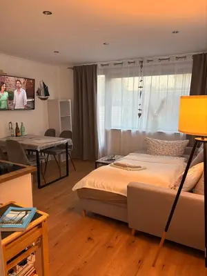 Ein Bett oder Betten in einem Zimmer der Unterkunft Ferienhaus bei Engel