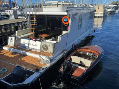 Grundriss der Unterkunft Hausboot mit Traumlage in Lübeck-Travemünde
