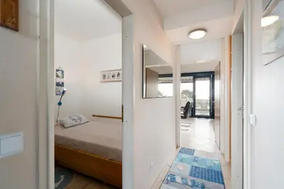 Ein Bett oder Betten in einem Zimmer der Unterkunft Ferienpark Sierksdorf App 202 - Strandlage