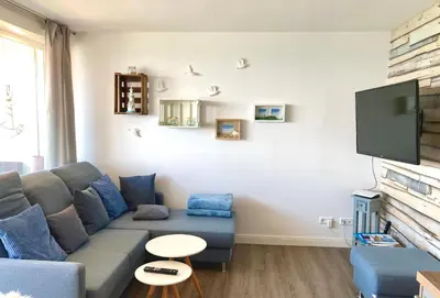 TV/Unterhaltungsangebot in der Unterkunft Ferienpark Sierksdorf App 302 - Strandlage