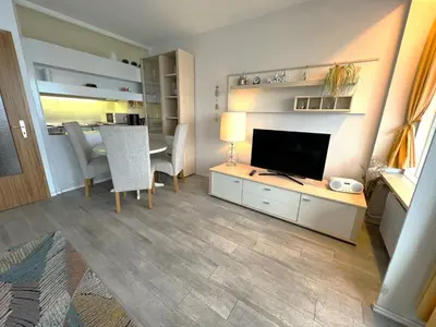 TV/Unterhaltungsangebot in der Unterkunft Ferienpark Sierksdorf App 320 - Strandlage