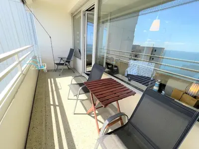 Ein allgemeiner Meerblick oder ein Meerblick von der Ferienwohnung aus