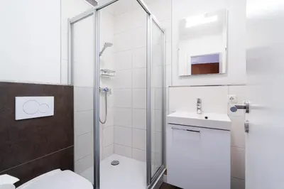 Ein Badezimmer in der Unterkunft Ferienpark Sierksdorf App 420 - Strandlage