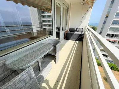 Ein Balkon oder eine Terrasse in der Unterkunft Ferienpark Sierksdorf App 549 - Strandlage