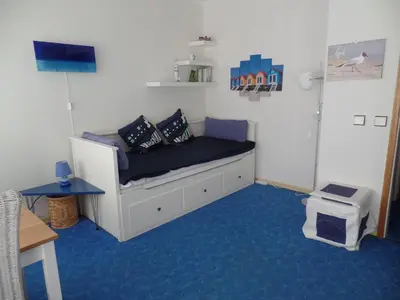 Ein Bett oder Betten in einem Zimmer der Unterkunft Ferienpark Sierksdorf App 773 - Strandlage