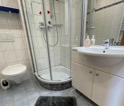 Ein Badezimmer in der Unterkunft Ferienpark Sierksdorf App 778 - Strandlage