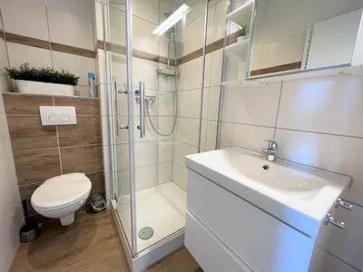 Ein Badezimmer in der Unterkunft Ferienpark Sierksdorf App 782 - Strandlage