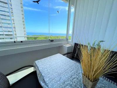 Ein allgemeiner Meerblick oder ein Meerblick von der Ferienwohnung aus