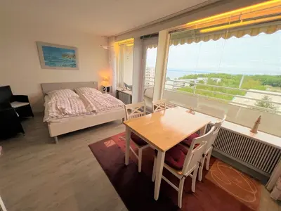 Ein Bett oder Betten in einem Zimmer der Unterkunft Ferienpark Sierksdorf App 775 - Strandlage