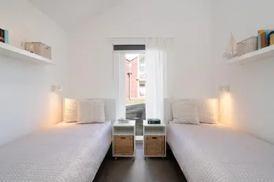 Ein Bett oder Betten in einem Zimmer der Unterkunft Strandpark Sierksdorf H057