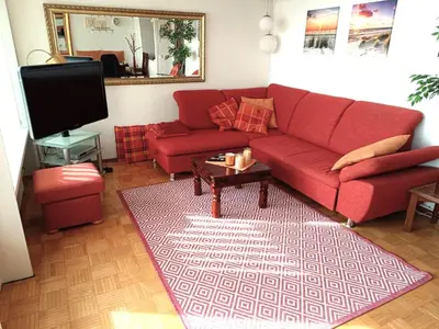 Ein Sitzbereich in der Unterkunft Panoramic App A07-6