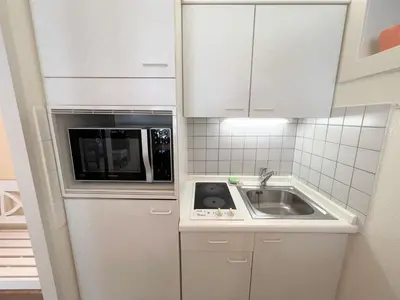 Küche/Küchenzeile in der Unterkunft Panoramic App C02-1