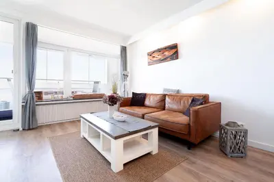 Ein Sitzbereich in der Unterkunft Panoramic App A14-zehn