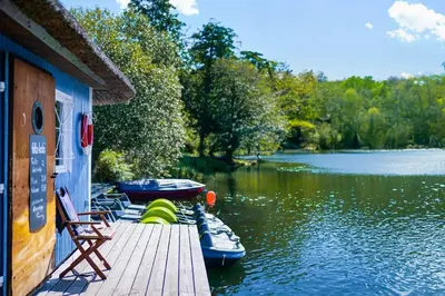 Naturlandschaft in der Nähe des Ferienhauses