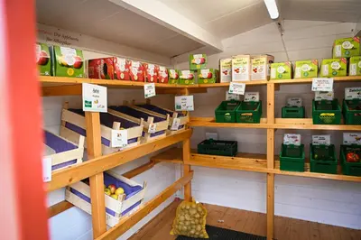 Ein Supermarkt oder andere Läden im Ferienhaus oder in der Nähe
