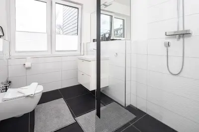 Ein Badezimmer in der Unterkunft Ostsee Suite 3 - Strandperle