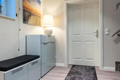 Küche/Küchenzeile in der Unterkunft Ferienwohnung 4 Haus Meeresrauschen in Haffkrug