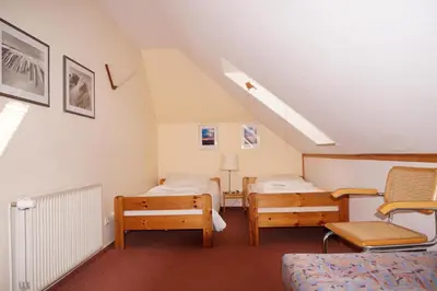 Ein Sitzbereich in der Unterkunft Strandresidenz Sierksdorf NR 13