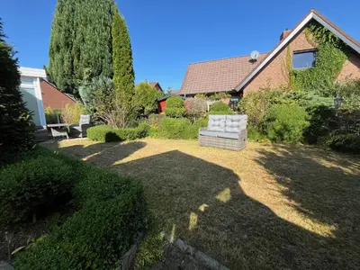 Ein Garten an der Unterkunft Haffliebe 2