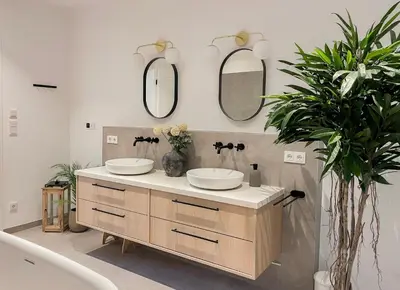 Ein Badezimmer in der Unterkunft My Baltic Sea - Ferienwohnungen im Seaside House