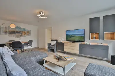 TV/Unterhaltungsangebot in der Unterkunft Haus am Seehof Ferienwohnung Ostseeliebe