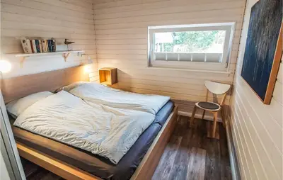 Ein Bett oder Betten in einem Zimmer der Unterkunft Cozy Home In Krems Iiwarderbrück