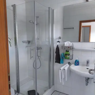 Ein Badezimmer in der Unterkunft 2-Zimmer-Fewo Nähe Lübeck
