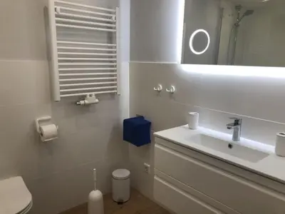 Ein Badezimmer in der Unterkunft Strand und Meer
