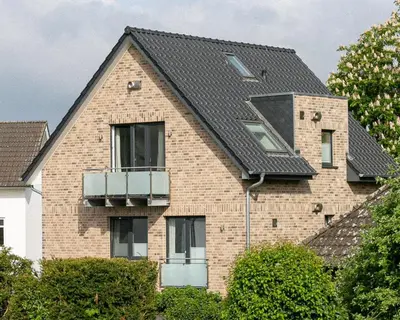 Das Gebäude in dem sich die Ferienwohnung befindet