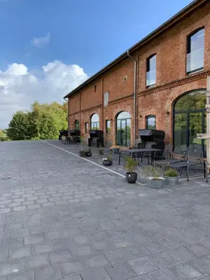 Das Gebäude in dem sich die Ferienwohnung befindet