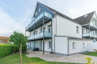 Das Gebäude in dem sich die Ferienwohnung befindet