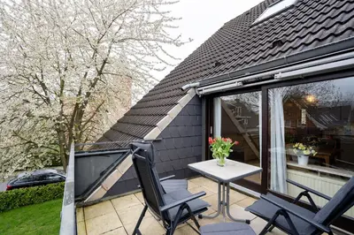 Ein Garten an der Unterkunft AMW1 Ferienwohnung Garbers Thiele