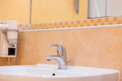 Ein Badezimmer in der Unterkunft MEI6b Ferienwohnung Matysik