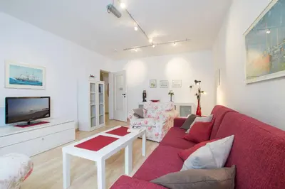 TV/Unterhaltungsangebot in der Unterkunft MEI77 Ferienwohnung Zimmermann F