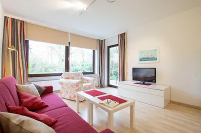 TV/Unterhaltungsangebot in der Unterkunft MEI77 Ferienwohnung Zimmermann F