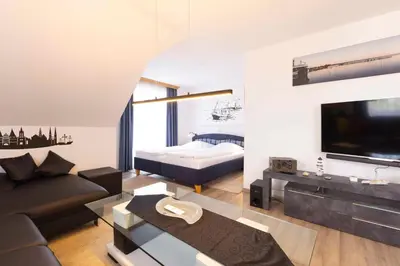 TV/Unterhaltungsangebot in der Unterkunft OST29 Ferienwohnung Komoran